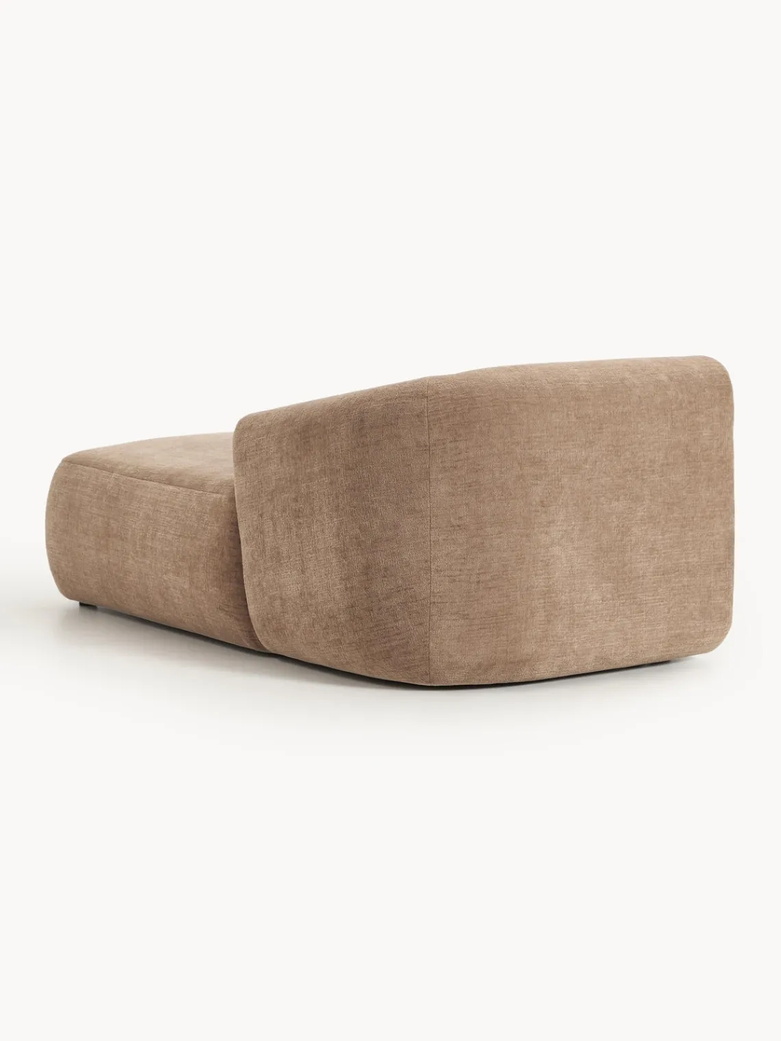 Sofás>Westwing Collection Diván rinconero Sofia Terciopelo marrón