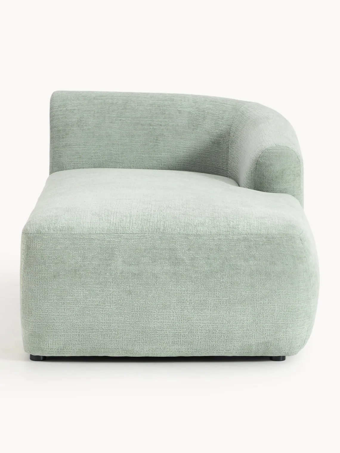 Sofás>Westwing Collection Diván rinconero Sofia Terciopelo verde salvia