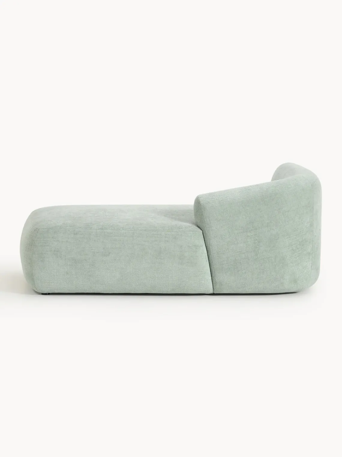 Sofás>Westwing Collection Diván rinconero Sofia Terciopelo verde salvia