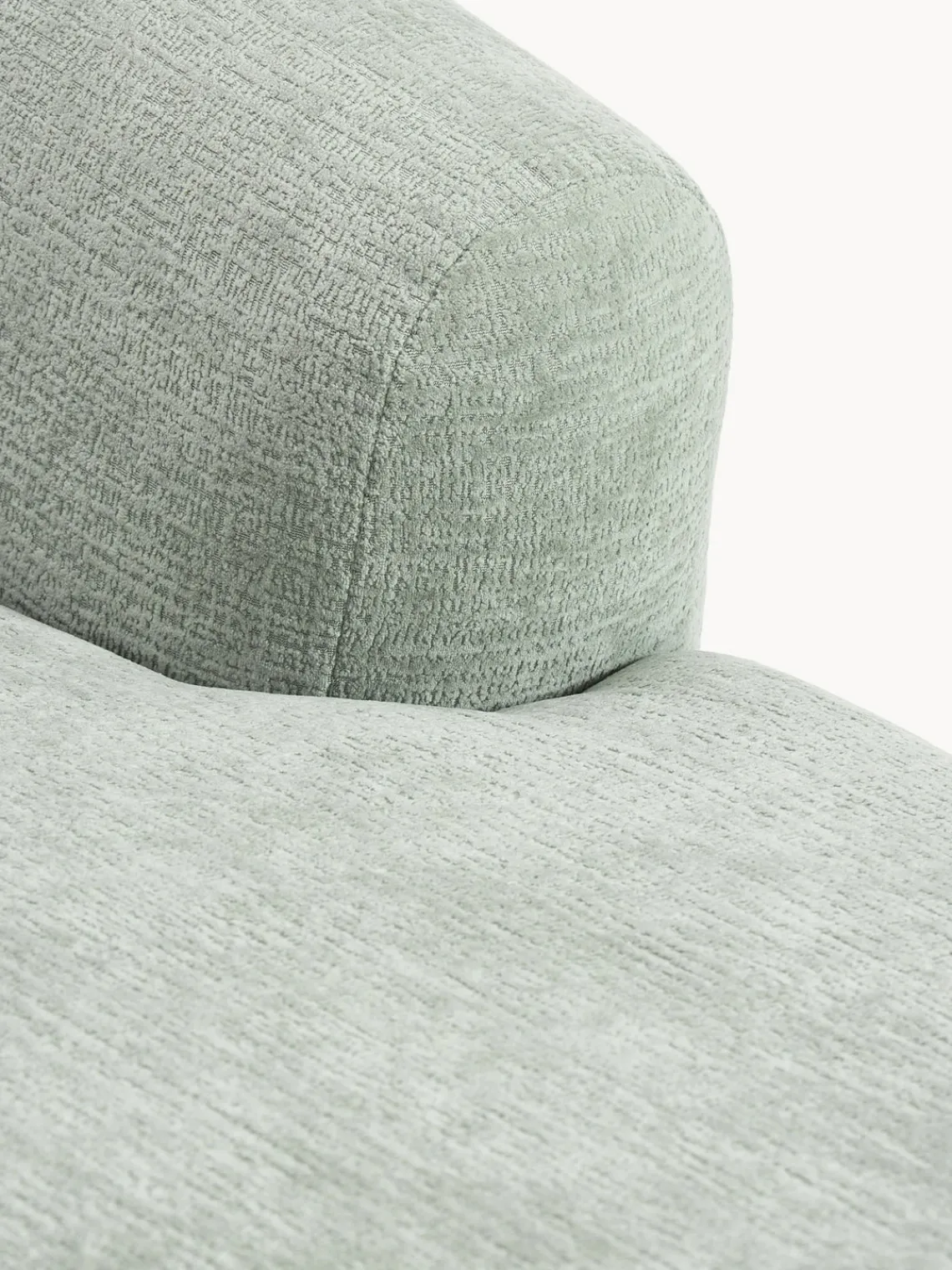 Sofás>Westwing Collection Diván rinconero Sofia Terciopelo verde salvia