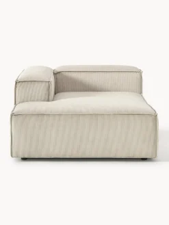 Sofás></noscript>Westwing Collection Diván sofá de pana Lennon Pana beige claro