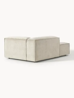 Sofás></noscript>Westwing Collection Diván sofá de pana Lennon Pana beige claro