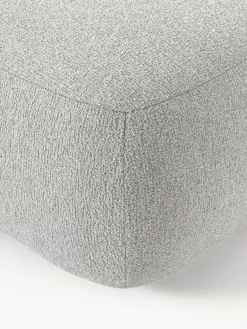 Reposapiés|Sofás></noscript>Westwing Collection Diván sofá en tejido bouclé Sofia Bouclé gris claro