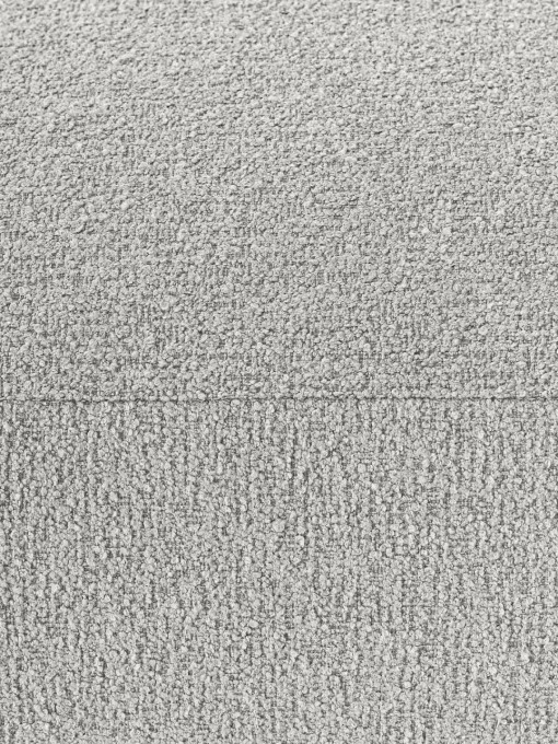 Reposapiés|Sofás>Westwing Collection Diván sofá en tejido bouclé Sofia Bouclé gris claro