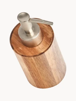 Discount Dosificador de jabón de madera de acacia Wood Dispensador De Jabón Y Jaboneras|Dispensadores De Jabón Y Jaboneras