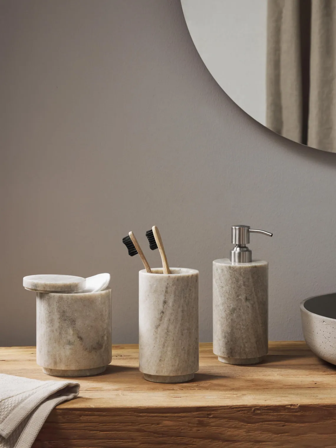 New Dosificador de jabón de mármol Simba Dispensador De Jabón Y Jaboneras|Jarrones