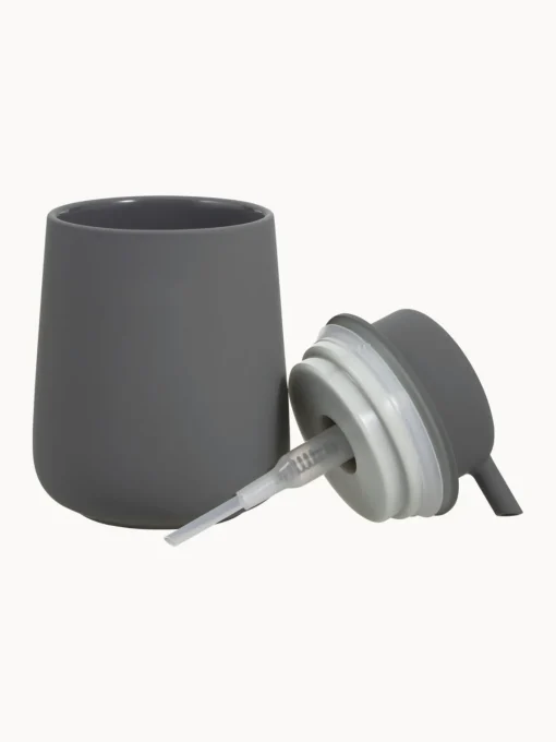 Dispensador De Jabón Y Jaboneras|Jarrones>Zone Denmark Dosificador de jabón de porcelana Nova One Gris