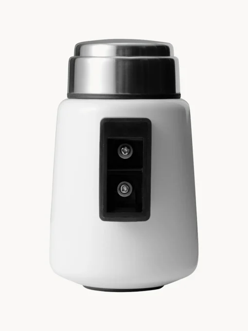 Dispensador De Jabón Y Jaboneras|Jarrones>Vipp Dosificador de jabón para pared 9w Blanco, plateado