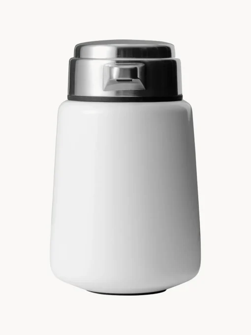 Dispensador De Jabón Y Jaboneras|Jarrones>Vipp Dosificador de jabón para pared 9w Blanco, plateado