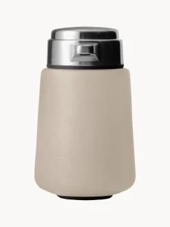Dispensador De Jabón Y Jaboneras|Jarrones></noscript>Vipp Dosificador de jabón para pared 9w Beige claro, plateado