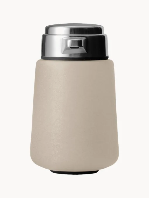 Dispensador De Jabón Y Jaboneras|Jarrones>Vipp Dosificador de jabón para pared 9w Beige claro, plateado
