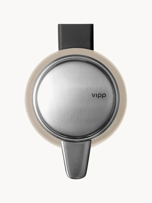 Dispensador De Jabón Y Jaboneras|Jarrones>Vipp Dosificador de jabón para pared 9w Beige claro, plateado