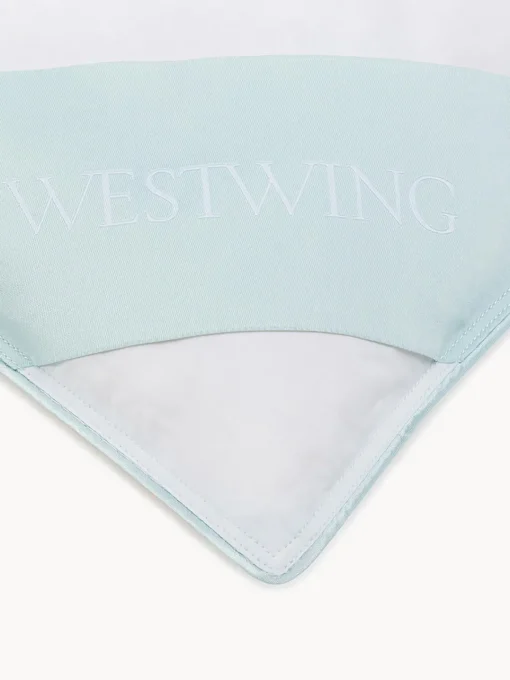Edredones|Mantas>Westwing Collection Edredón artesonado de plumón puro Premium, cálido Blanco