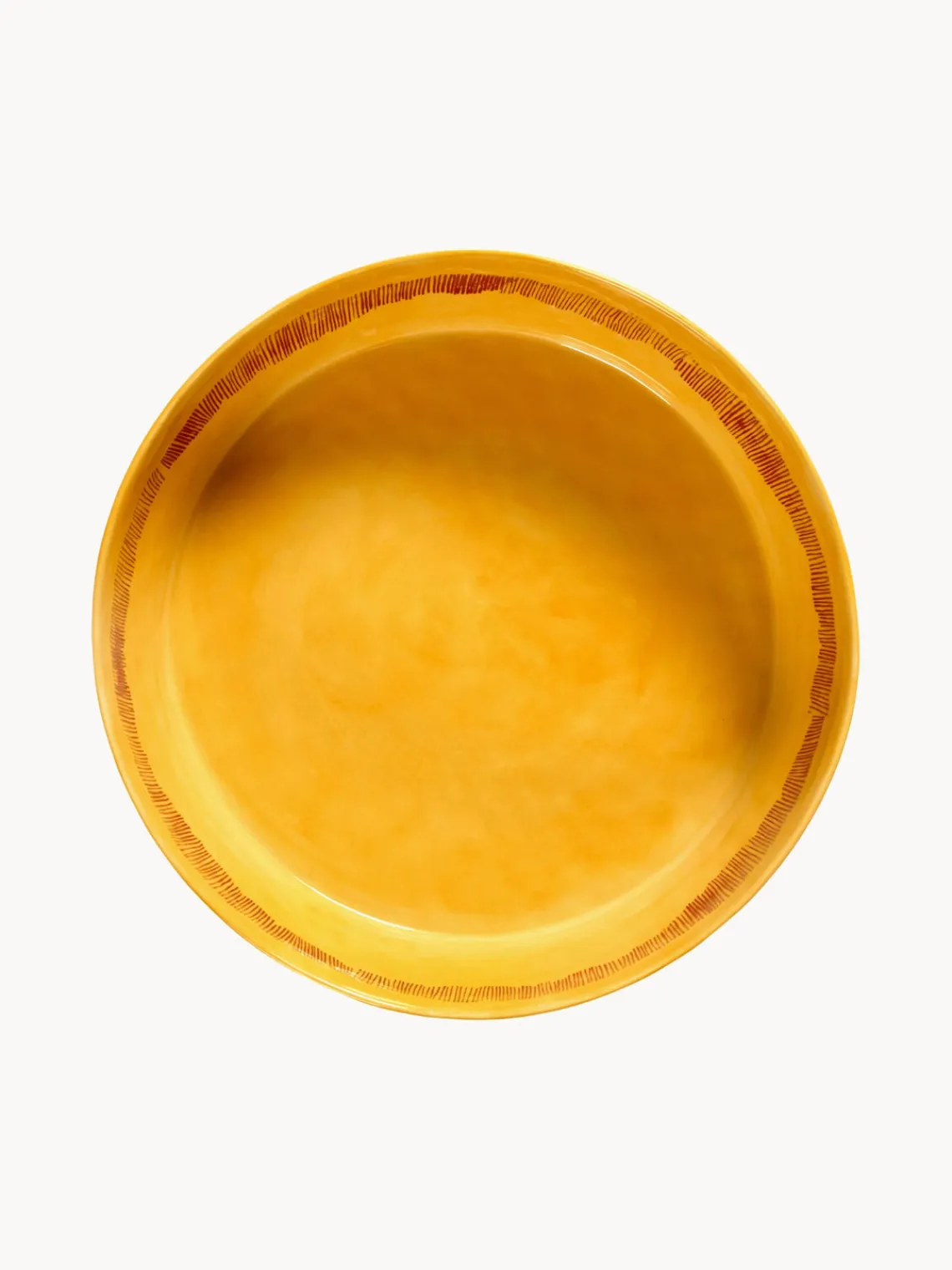 Cuencos Y Platos De Servir|Vajillas Completas>SERAX Ensaladera con esmalte reactivo Feast Amarillo sol, rojo