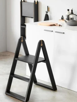 Pufs Y Otomanos|Pufs Y Otomanos>Gejst Escalera de madera de roble Reech Negro