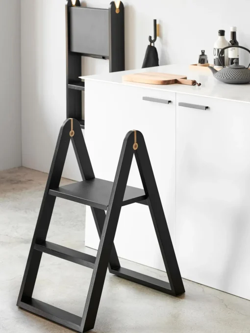 Pufs Y Otomanos|Pufs Y Otomanos>Gejst Escalera de madera de roble Reech Negro