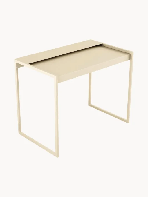 Escritorios|Escritorios>Metallbude Escritorio artesanal de metal Donna Beige