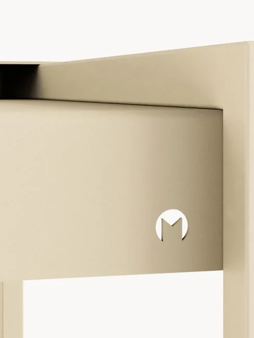 Escritorios|Escritorios>Metallbude Escritorio artesanal de metal Donna Beige