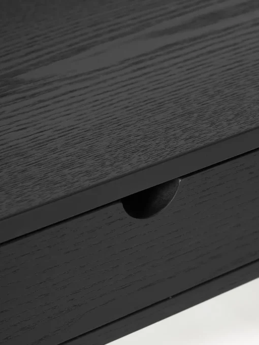 Escritorios|Escritorios>Westwing Collection Escritorio con cajones Evrak Negro