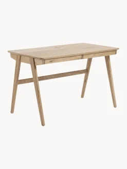 Escritorios|Escritorios> Escritorio de madera con apertura para cables Jacques