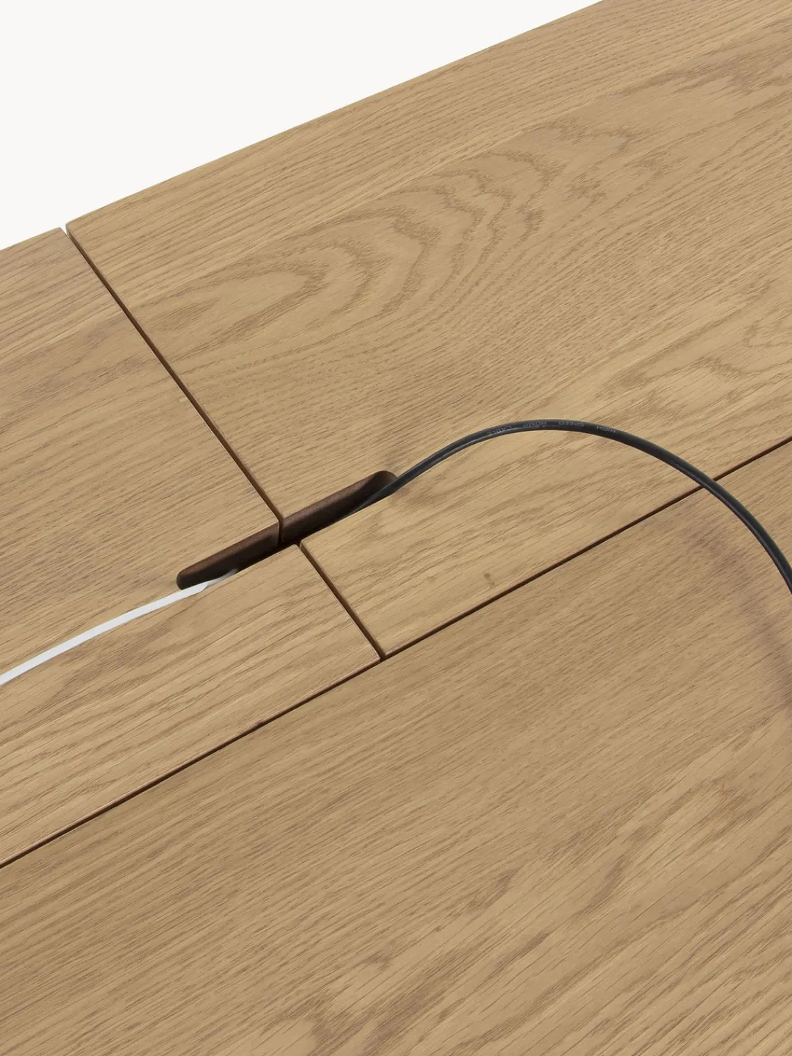 Escritorios|Escritorios> Escritorio de madera con apertura para cables Jacques