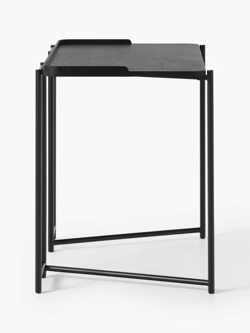 Escritorios|Escritorios>Westwing Collection Escritorio de madera de fresno Renee Negro