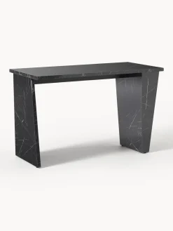 Escritorios|Escritorios></noscript>Westwing Collection Escritorio en look mármol Liam Aspecto mármol negro