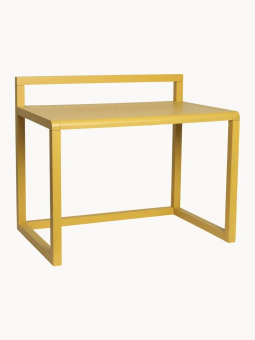 Mesas Y Sillas Infantiles|Decoración Infantil>Ferm Living Kids Escritorio infantil de madera Little Architect Amarillo mostaza