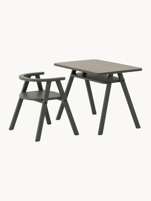 Decoración Infantil|Mesas Y Sillas Infantiles>Nobodinoz Escritorio infantil de madera de haya Growing Green Verde oscuro
