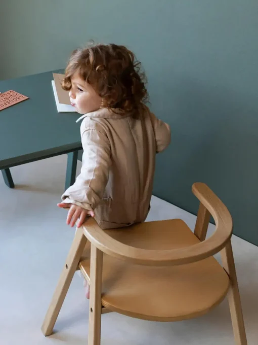 Decoración Infantil|Mesas Y Sillas Infantiles>Nobodinoz Escritorio infantil de madera de haya Growing Green Verde oscuro