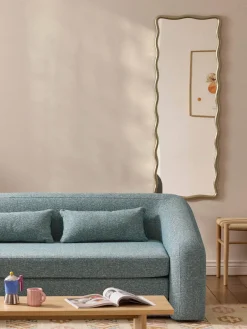 New Espejo de cuerpo entero de metal ondulado Reggie Jarrones|Decoración