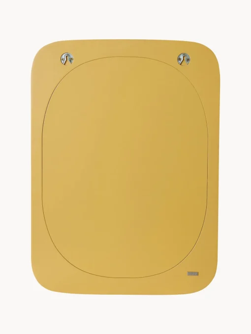 Jarrones|Espejos De Pared>HKLIVING Espejo de pared artesanal Curve Amarillo mostaza