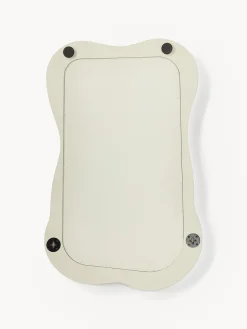 Jarrones|Espejos De Pared></noscript>Westwing Collection Espejo de pared con marco ondulado Cosimo Beige claro