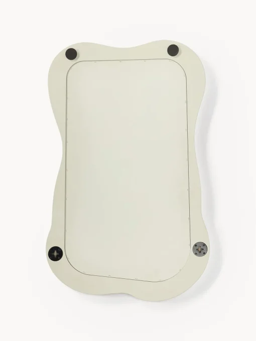 Jarrones|Espejos De Pared>Westwing Collection Espejo de pared con marco ondulado Cosimo Beige claro