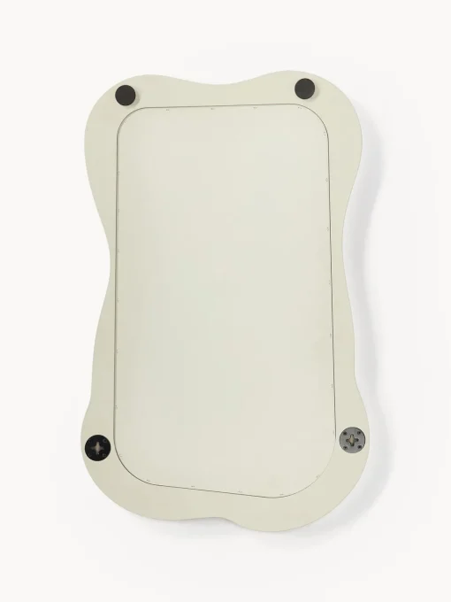 Jarrones|Espejos De Pared>Westwing Collection Espejo de pared con marco ondulado Cosimo Beige claro