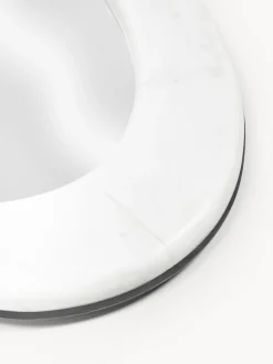 Jarrones|Decoración></noscript>Westwing Collection Espejo de pared con marco de mármol Meringue Mármol blanco