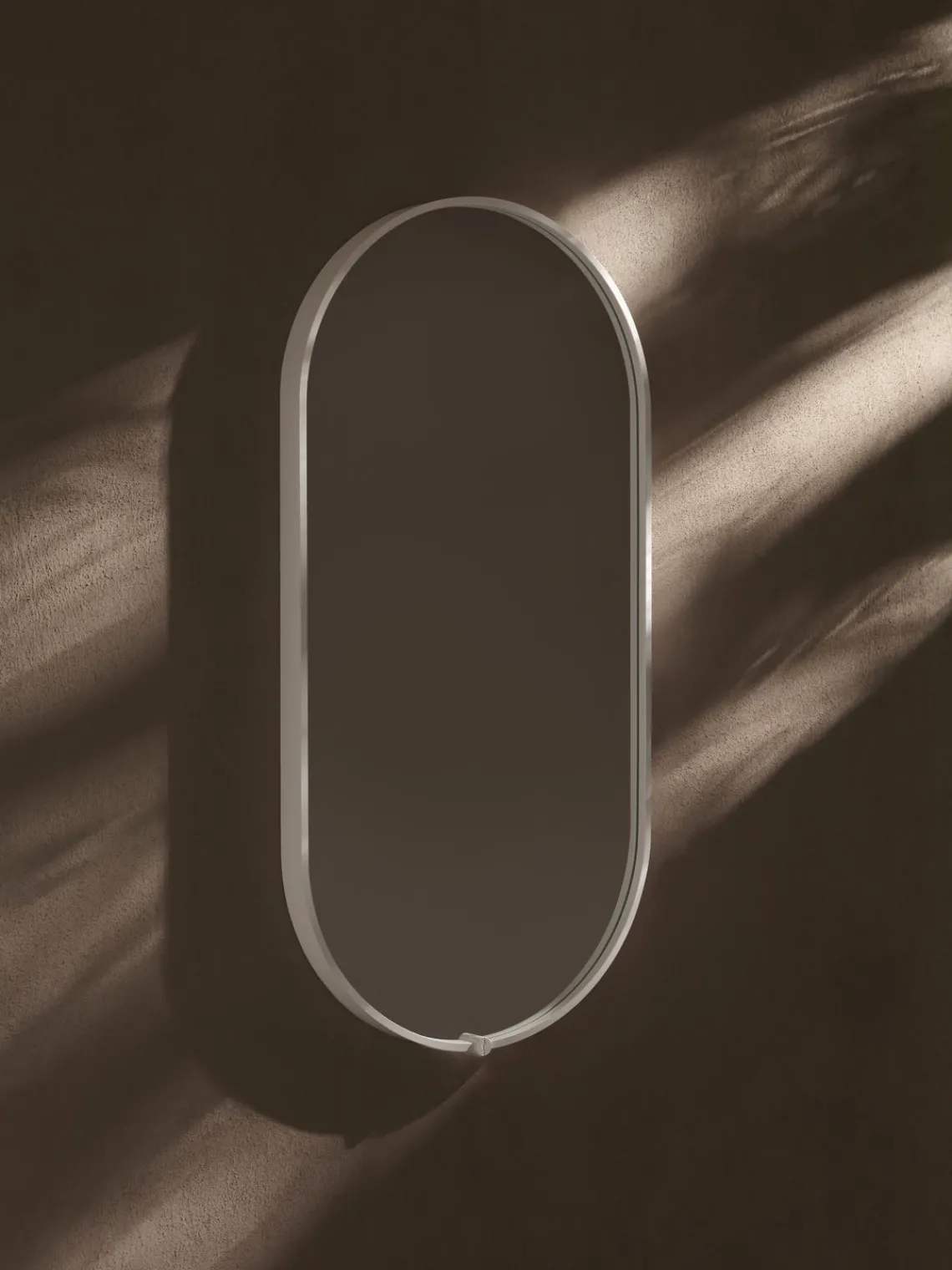 Espejos De Pared|Espejos De Pared>Vanita&Casa Espejo de pared ovalado con iluminación LED Avior Blanco