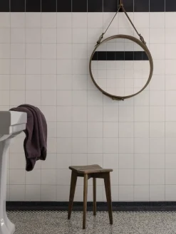 Espejos De Pared|Espejos De Pared></noscript>GUBI Espejo de pared redondo Adnet, tamaños diferentes Turrón