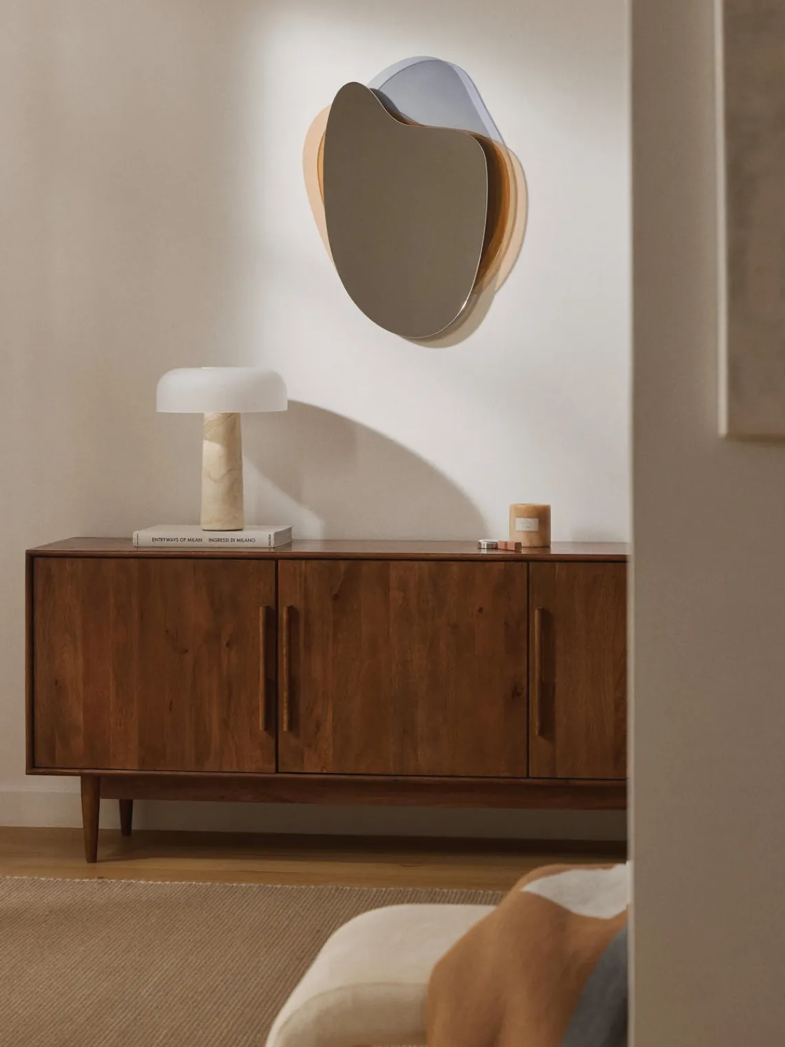 Hot Espejo de pared sin marco Melia Jarrones|Espejos De Pared