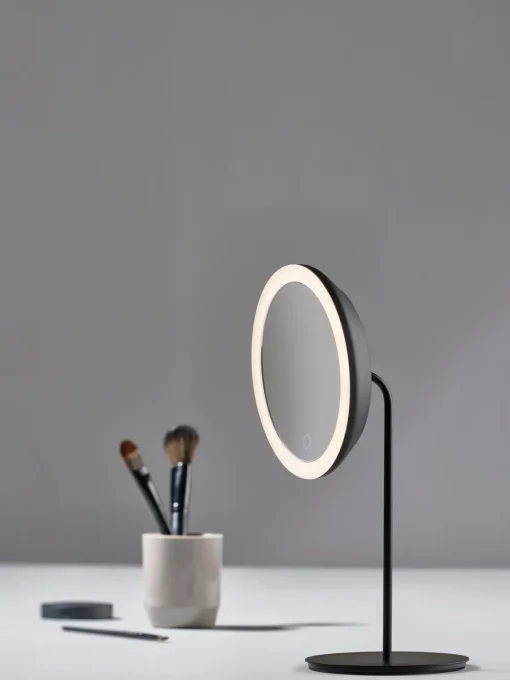 Espejos De Maquillaje|Jarrones>Zone Denmark Espejo tocador redondo Maguna, con aumento e iluminación