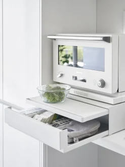 Almacenaje De Cocina></noscript>Yamazaki Estante de cocina extraíble con bandeja Tower Blanco