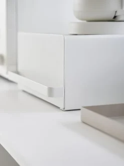 Almacenaje De Cocina>Yamazaki Estante de cocina extraíble Tower Blanco