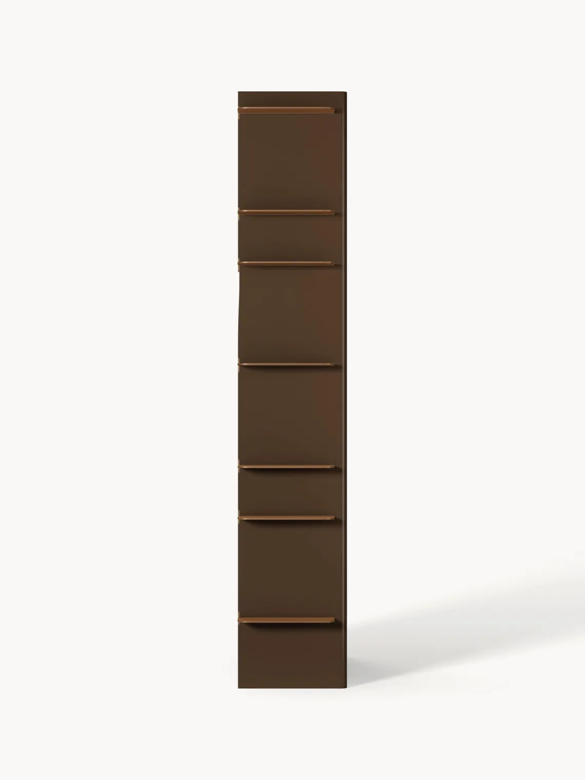 Librerías|Estanterías De Oficina>Westwing Collection Estantería alta con elementos de metal Rami Marrón claro, marrón