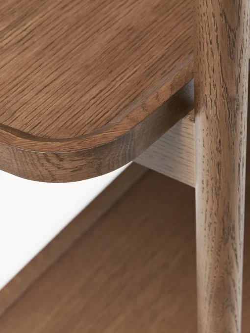 Librerías|Estanterías De Oficina>Westwing Collection Estantería alta de madera Libby Madera de roble oscura