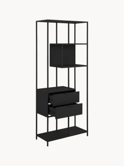 Librerías|Estanterías></noscript> Estantería alta Seaford Negro