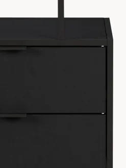 Librerías|Estanterías></noscript> Estantería alta Seaford Negro