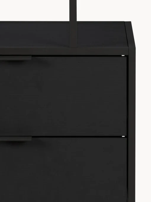 Librerías|Estanterías> Estantería alta Seaford Negro