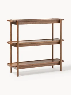 Librerías|Estanterías>Westwing Collection Estantería baja de madera Libby Madera de roble