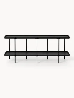 Librerías|Estanterías></noscript>Westwing Collection Estantería baja de madera Renee Negro