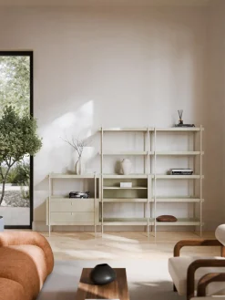 Librerías|Estanterías></noscript>Westwing Collection Estantería con cajones Rio Beige